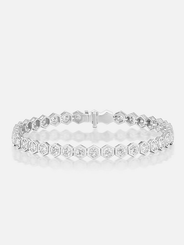 Tiffany Co Jazz Diamond Platinum Bracelet 1.60 Ct, 7